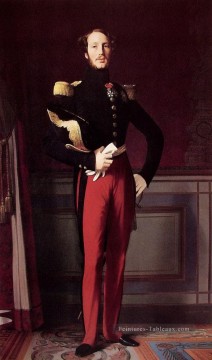  classique Peintre - Ferdinand Philippe Louis Charles Henri Duc d’Orléans Néoclassique Jean Auguste Dominique Ingres